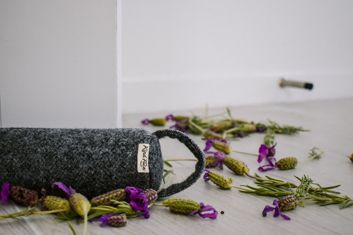 Felted NZ Wool Draught Stopper